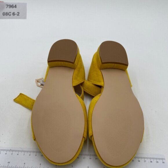 XYD Strappy Low Heel Sandal Pumps for Women Open Toe Ankle Strap Slingback - Picture 7 of 8